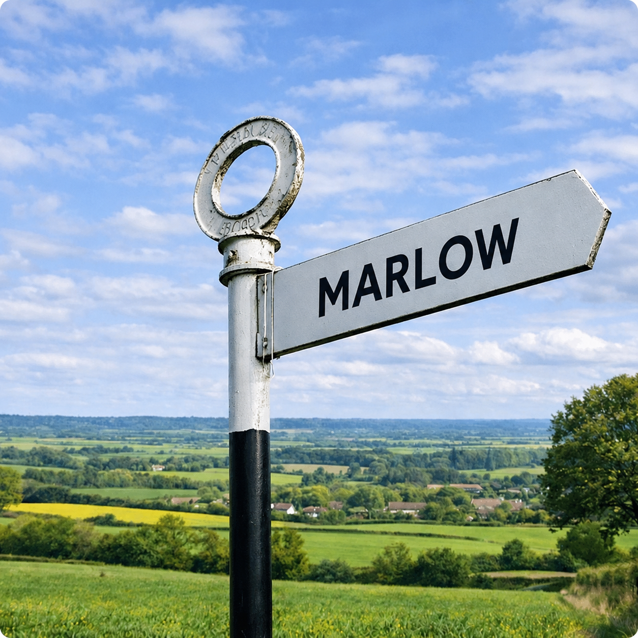 Marlow landscape sign