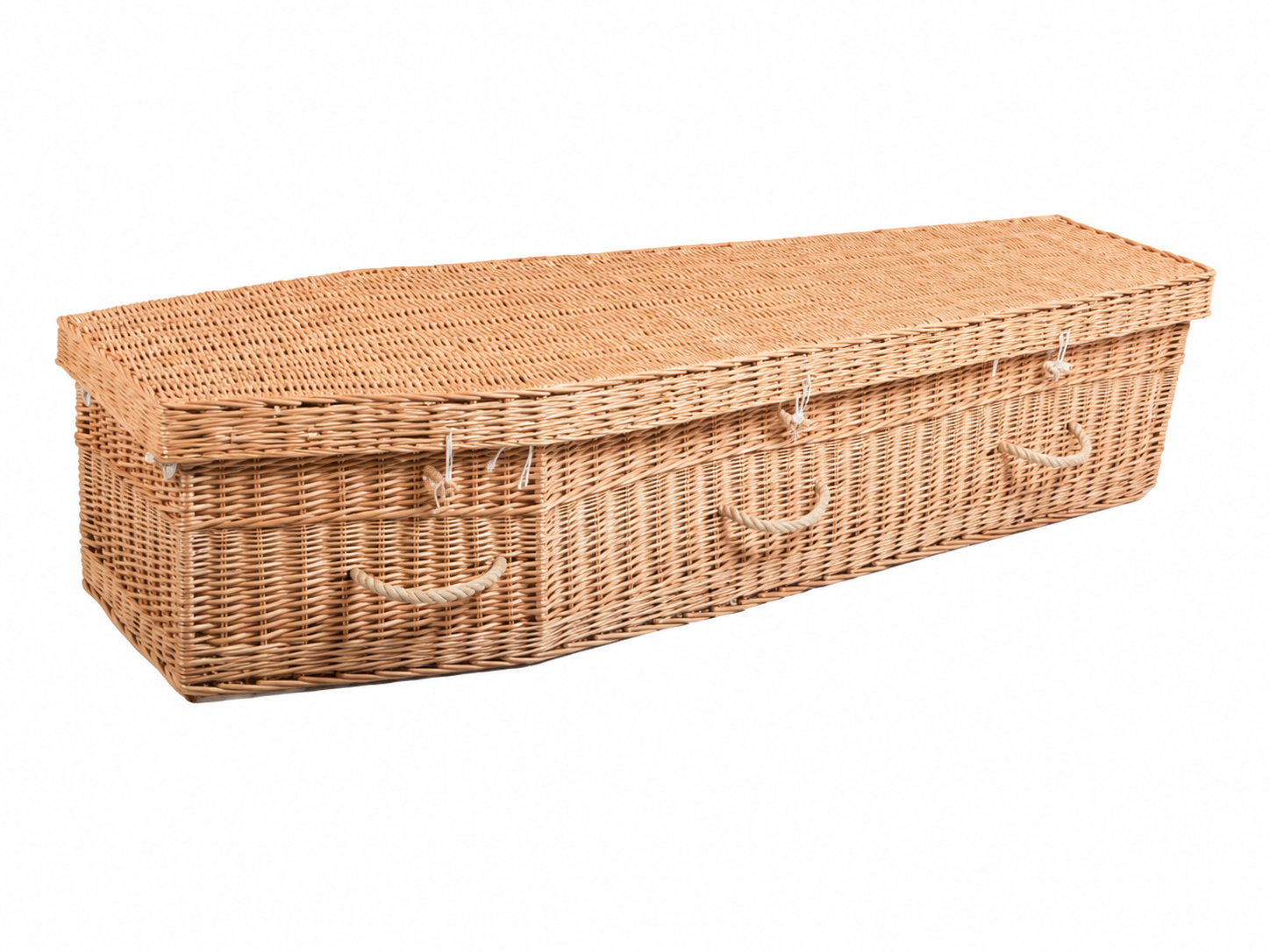 Wicker coffin